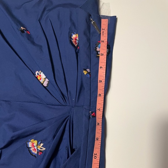 Prabal Gurung Blue Embroidered Dress - Picture 9 of 16